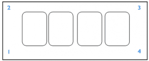 Figure 2: Top view of shelf 1