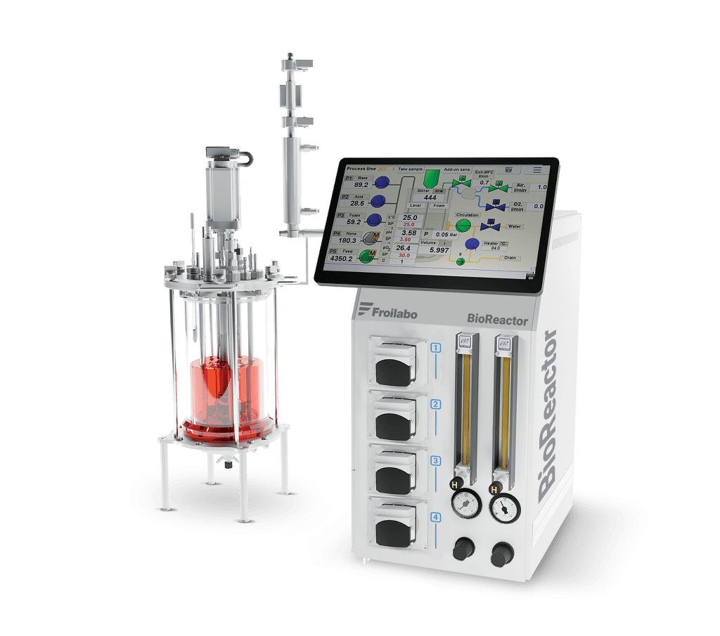 Laboratory bioreactors available from Froilabo. For further information including laboratory bioreactor price, please get in touch.